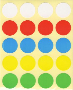 Ценови етикети на лист ф19  МИКС ЦВЕТОВЕ