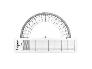 Транспортир малък в плик   ФИЛИПОВ