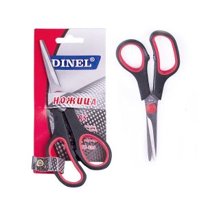 Ножица 15см. ДИНЕЛ ОФИС на бл.