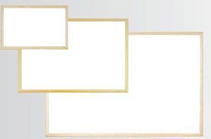 Бяла дъска с дърв. рамка 40/60см.BI-OFFICE  !!!