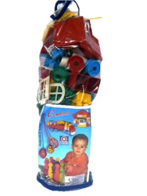 Конструктор  60 ел. КИМБАРИ  в чувал ***