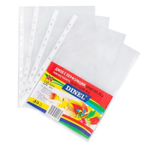 Джоб   ДИНЕЛ  А4 100бр  КРИСТАЛ  50 микрона