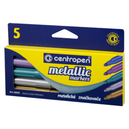 Маркери  ЦЕНТРО МЕТАЛИК 5цвята  !!!