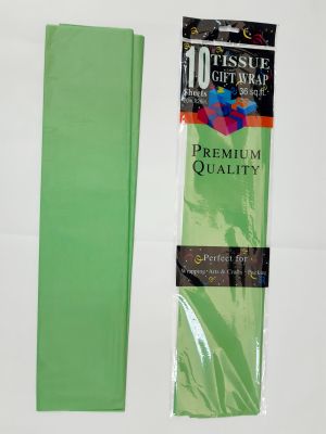 Хартия ТИШУ 10бр. в пакет 50/70см. ЗЕЛЕНА