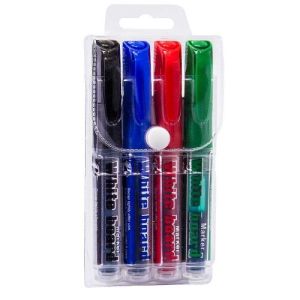 Маркер за бяла дъска №35 с пълнител 4цв. К-Т