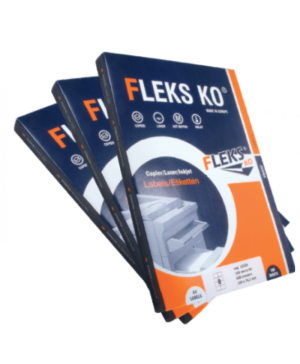 Етикети на лист в кутия 100бр. бели ф25 - 77