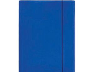 Папка КАРТОН с ластик СИНЯ 25/35см  УВ ЛАК  !!!