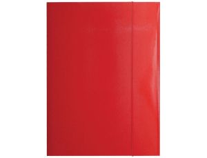 Папка КАРТОН с ластик ЧЕРВЕНА 25/35 УВ ЛАК  !!!