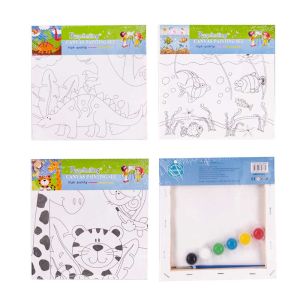 Платно 20/20 см. + бои и четка