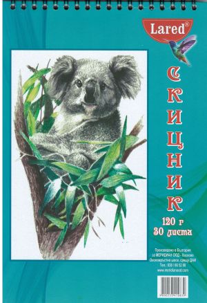 Скицник  ЛАРЕД  В5 120гр  30 ЛИСТА