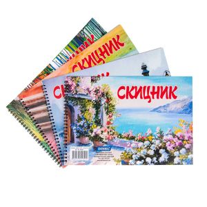 Скицник Офсет 120гр.Спирала  ДИНЕЛ