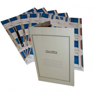 Папка  МАКАЛАТУРА  картонена  в пакет  !!!