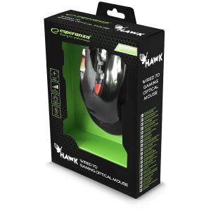 Мишка ESPERANZA  ГЕЙМЪР  EGM401KR  - ЧЕРВЕНА