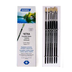Четка   ДИНЕЛ  577  Плоска  № 6