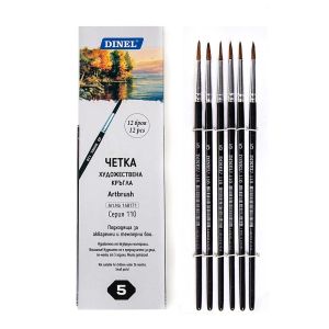 Четка  ДИНЕЛ  №110  Кръгла  № 5