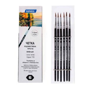 Четка  ДИНЕЛ №110 Кръгла  № 6
