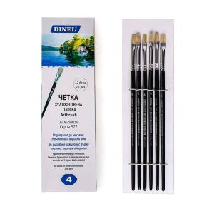 Четка   ДИНЕЛ  577  Плоска  № 4
