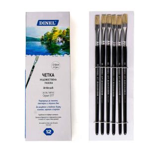 Четка   ДИНЕЛ   577 Плоска  № 12