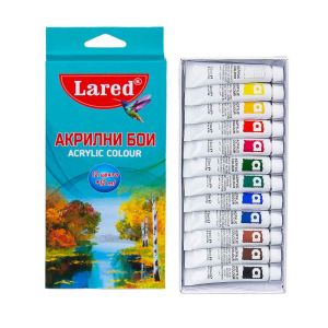 Акрилни бои  12цв *12мл   ЛАРЕД