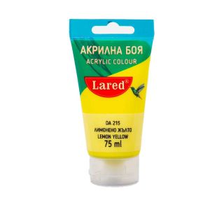 Акрилни бои  75мл ЛАРЕД ЛИМОНЕНО ЖЪЛТО