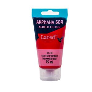 Акрилни бои  75мл ЛАРЕД НАСИТЕНО ЧЕРВЕНО