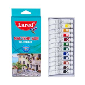 Маслени бои 12цв.*12 мл  в туби  ЛАРЕД