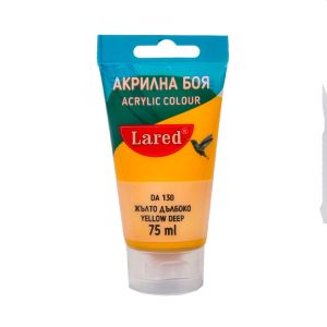 Акрилни бои  75мл ЛАРЕД ДЪЛБОКО ЖЪЛТО
