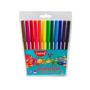 Флумастри ЛАРЕД  12 цвята