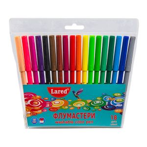 Флумастри ЛАРЕД  18 цвята