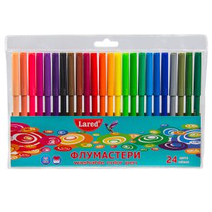 Флумастри ЛАРЕД  24 цвята