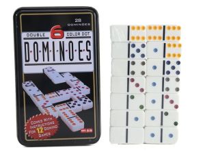 Домино ЛУКС в метална кутия