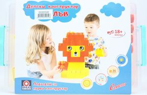Конструктор КИМБАРИ ЛЪВ 26 части в кутия !!!