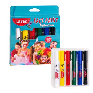 Пастели за  лице  6цв.  Комплект ЛАРЕД