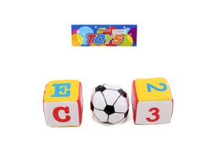 Топка 7см  1бр.+ 2 зарчета  7см Меки в плик