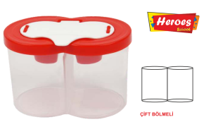 Бурканче за  четки  ДВОЙНО ERN-412