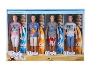 Сърфист кукла 28см - Плажна забава с стил и вълнуващи приключения!