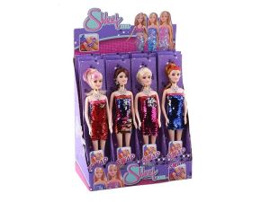 Кукла  с рокля ПАЙЕТИ №027   !!!