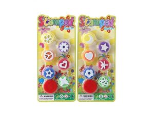 Печати  ДЕТСКИ  6бр. + тампон на блистер