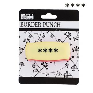 Перфоратор с ФОРМИ БОРДЮР 8701А  СНЕЖИНКИ