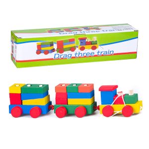 Влак ДЪРВЕН в кутия