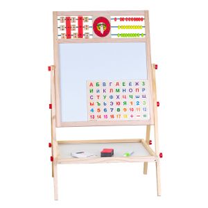 Статив ДЪРВЕН С ДЪСКА за рисуване + СМЕТАЛО