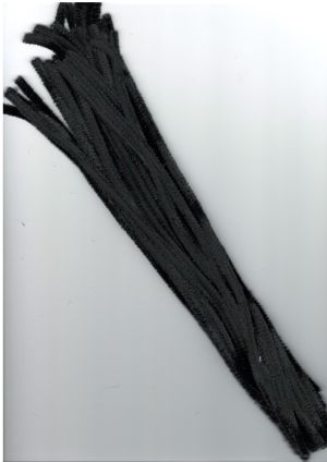 Пухена тел  30бр. 30см. в плик  ЧЕРНА