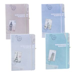 Тефтер  А5 с ЛАСТИК КАРТИЧКА М-633 №5703-3  !!!