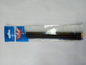 Моливи ЛАРЕД с гума ЧЕРЕН  3бр в плик