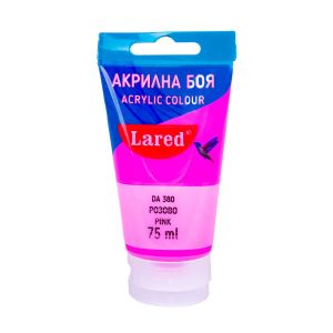 Акрилни бои  75мл ЛАРЕД  РОЗОВА