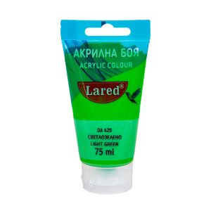 Акрилни бои  75мл ЛАРЕД  СВЕТЛОЗЕЛЕНО