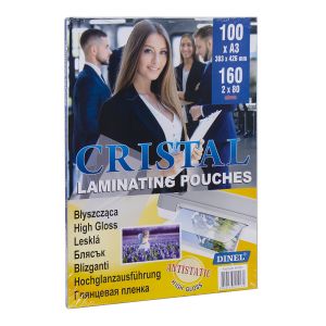 Фолио за ламиниране А3  80 микрона  100бр  ДИНЕЛ