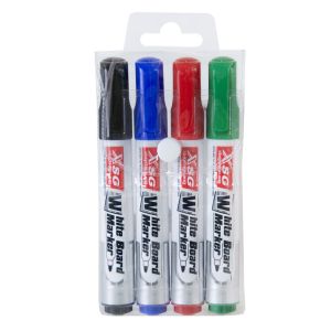 Маркери за бяла дъска XSG №105 4 ЦВЯТА  КОМПЛЕКТ