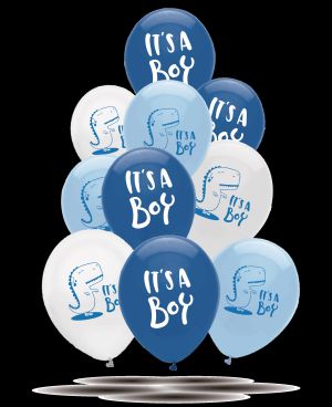 Балон  10бр  IT S A BOY DINOSAURS 11683 !!!