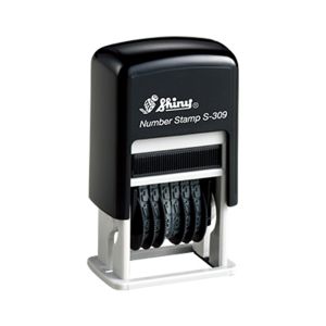 Номератор  SHINY   S-309  6 цифри  !!!